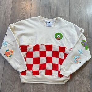 NWOT Disney Christmas Pixar Crewneck Spirit Jersey